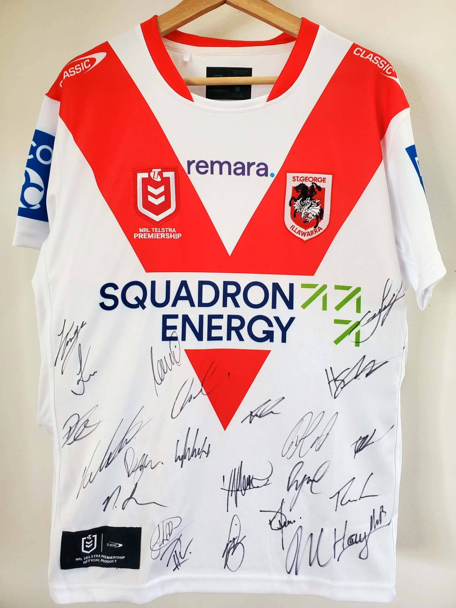Signed 2026 St George Illawarra Dragons NRL Jersey