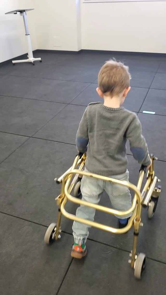 Henry in the gym